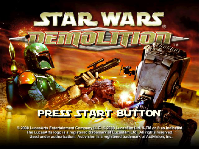 Star Wars: Demolition Title Screen